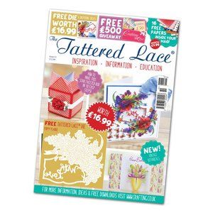 Tattered Lace Magazine no. 51 with FREE Poppy Plaque die